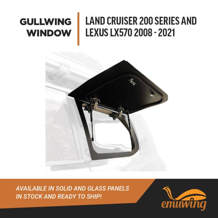 Gullwing Window - Land Cruiser 200 Series and Lexus LX570 2008-2021 - Emuwing - Image 3