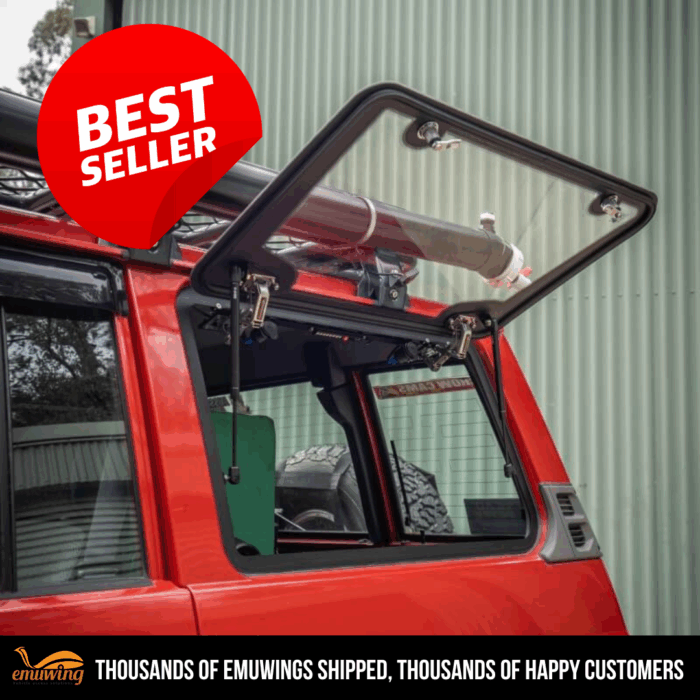 Gullwing Window - Nissan Patrol Y60 GR/GQ LWB 4 Door - Emuwing - Image 1
