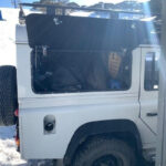 Defender Emuwing in the snow
