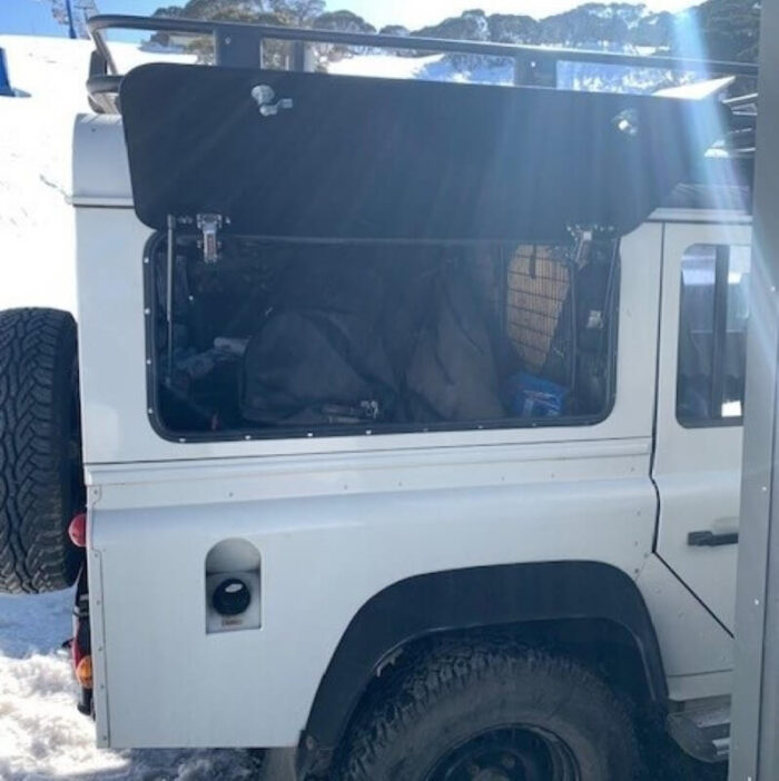 Defender Emuwing in the snow