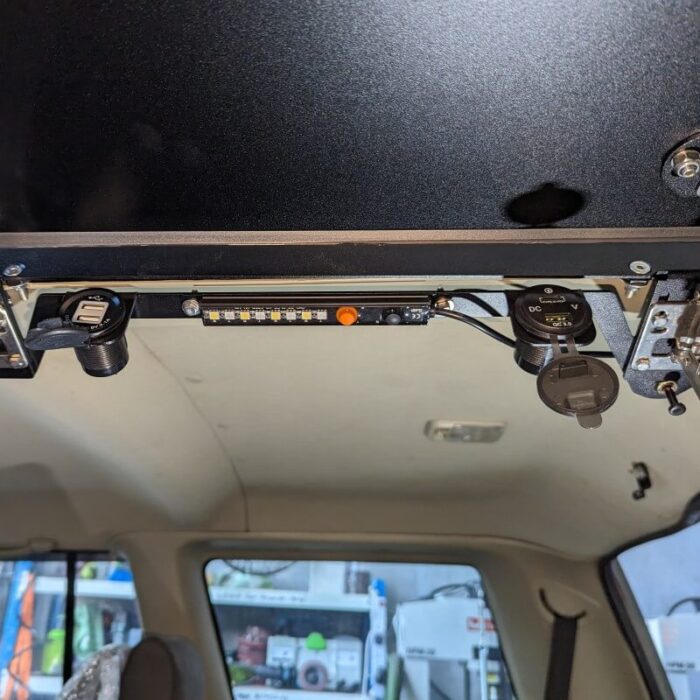 Emuwing Light bracket accessorised and installed